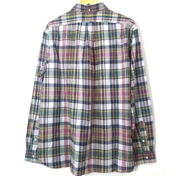 Ralph Lauren Casual Button Down Shirt Madras XL - Picture 3 of 5